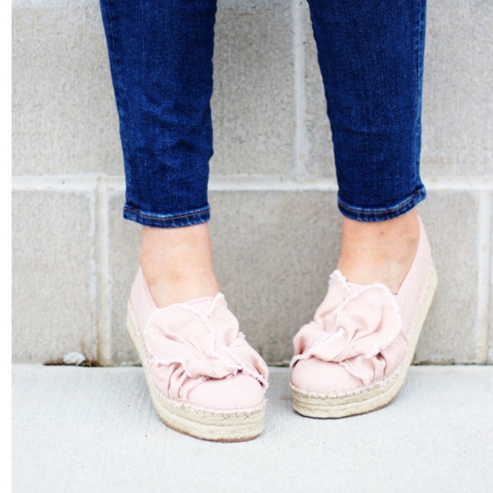 NEW Sam Edelman Cabrera Woven Canvas Platform Espadrille size 6